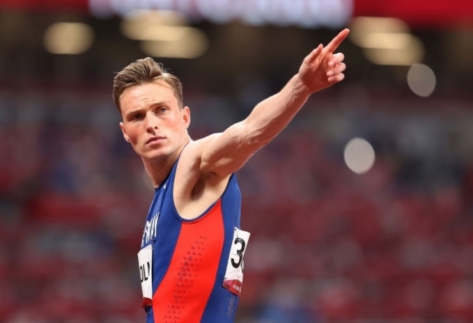 Norway's Karsten Warholm breaks world record to win gold in men's 400m hurdles