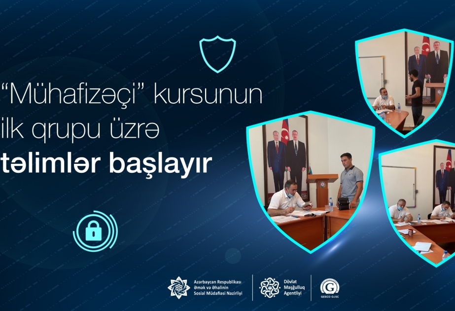 “Mühafizəçi” kursunun ilk qrupu üzrə təlimlər başlayır