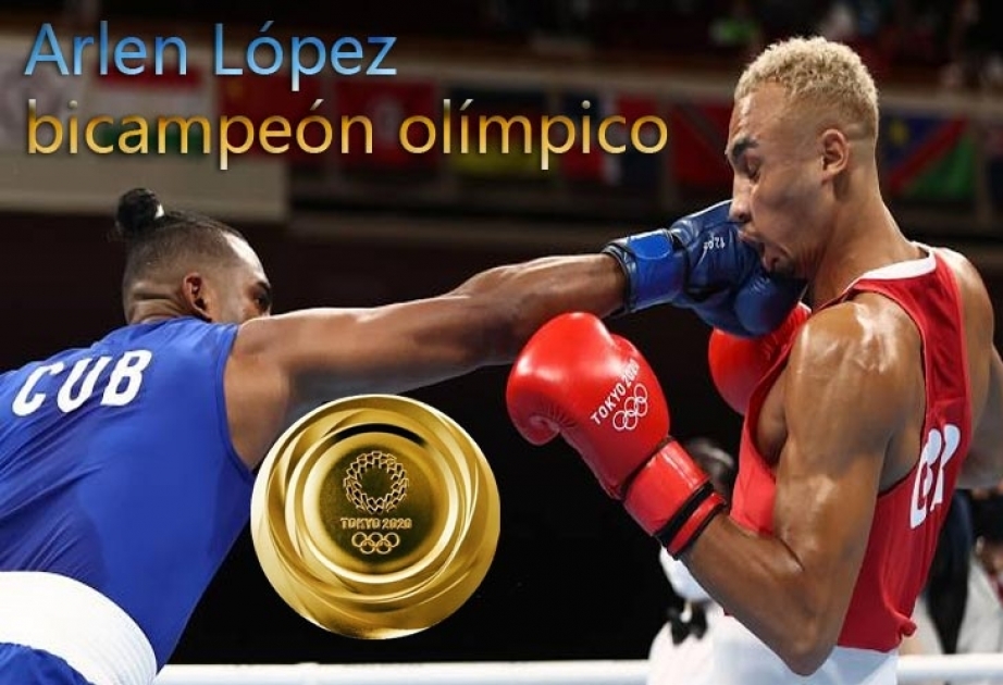 Boxeador cubano López consigue bicampeonato olímpico en Tokio 2020