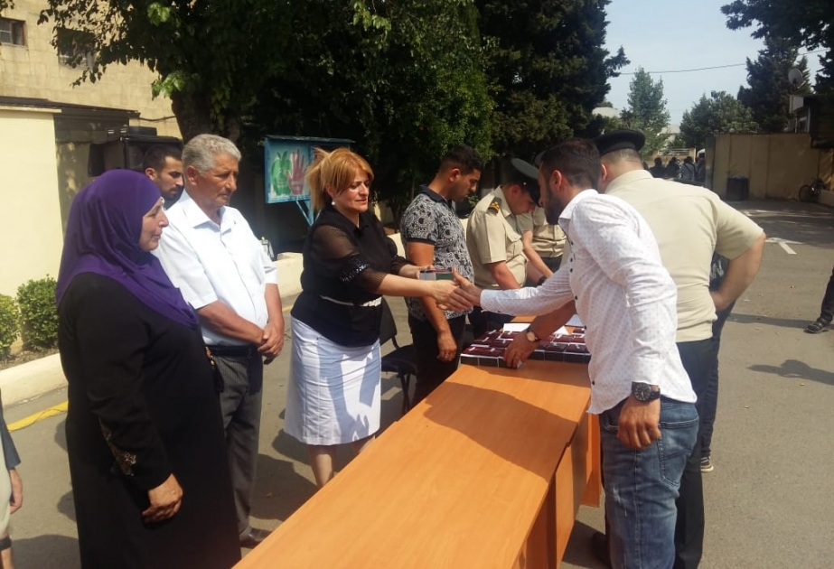 Masallıda Vətən müharibəsi iştirakçılarına və şəhid ailələrinə medallar təqdim olunub