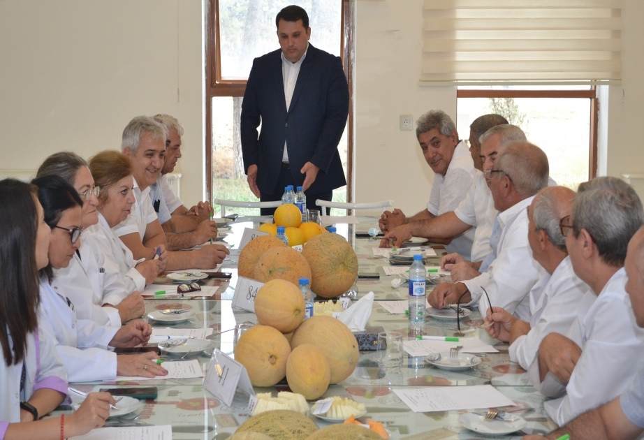 Yemişin yeni sortlarının dequstasiyası həyata keçirilib