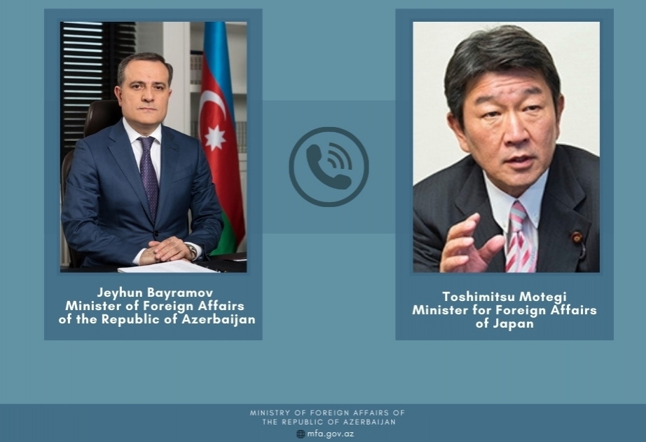 Состоялся телефонный разговор между министрами иностранных дел Азербайджана и Японии