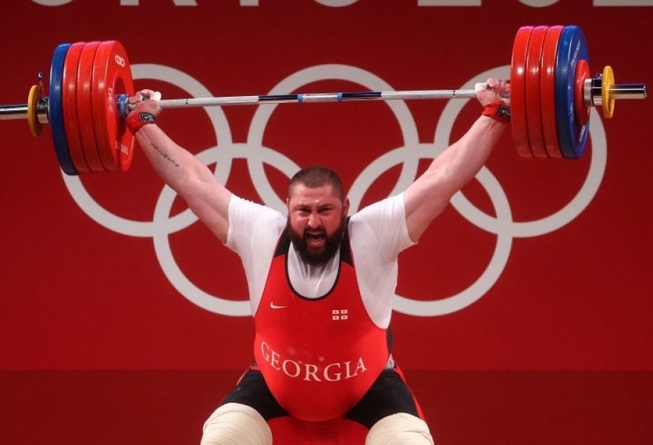 Georgian weightlifter Talakhadze breaks world record at Tokyo Olympics