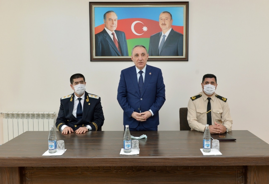 Azərbaycanın Baş prokuroru Naxçıvan Muxtar Respublikası prokurorluğunun əməkdaşları ilə görüşüb