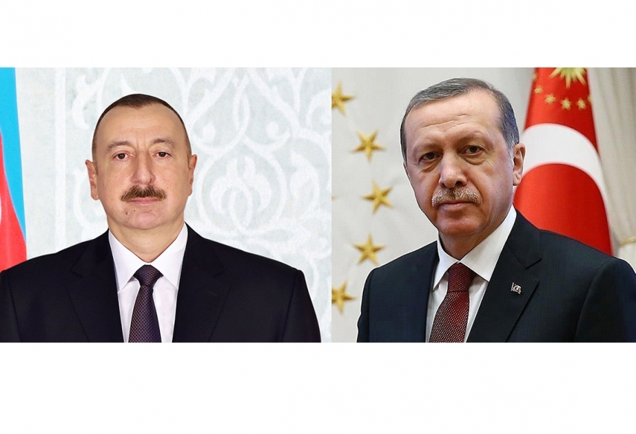 Präsident Ilham Aliyev telefoniert mit seinem türkischen Amtskollegen