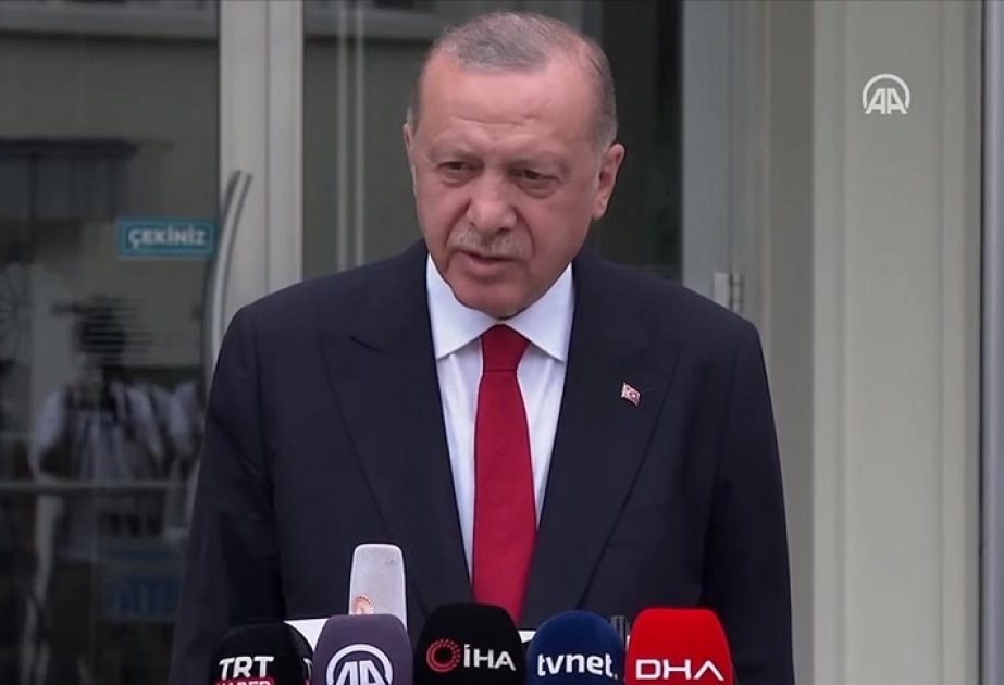 Rəcəb Tayyib Ərdoğan: Ölkəmizə göstərilən yardımlar arasında Azərbaycanı xüsusi qeyd etməliyəm
