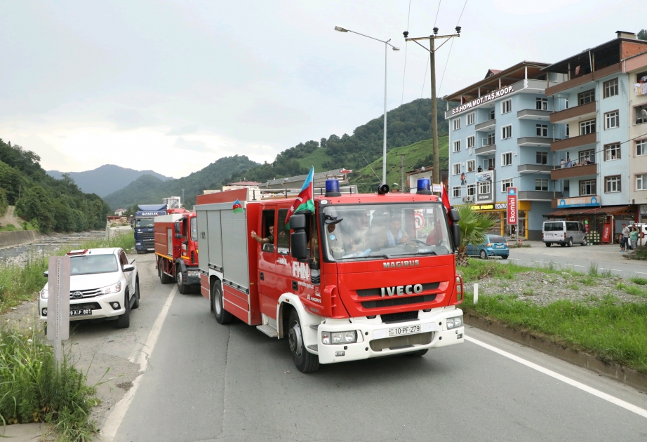 FHN-in üçüncü yanğın-xilasetmə qrupu qardaş ölkədə böyük coşqu ilə qarşılanıb