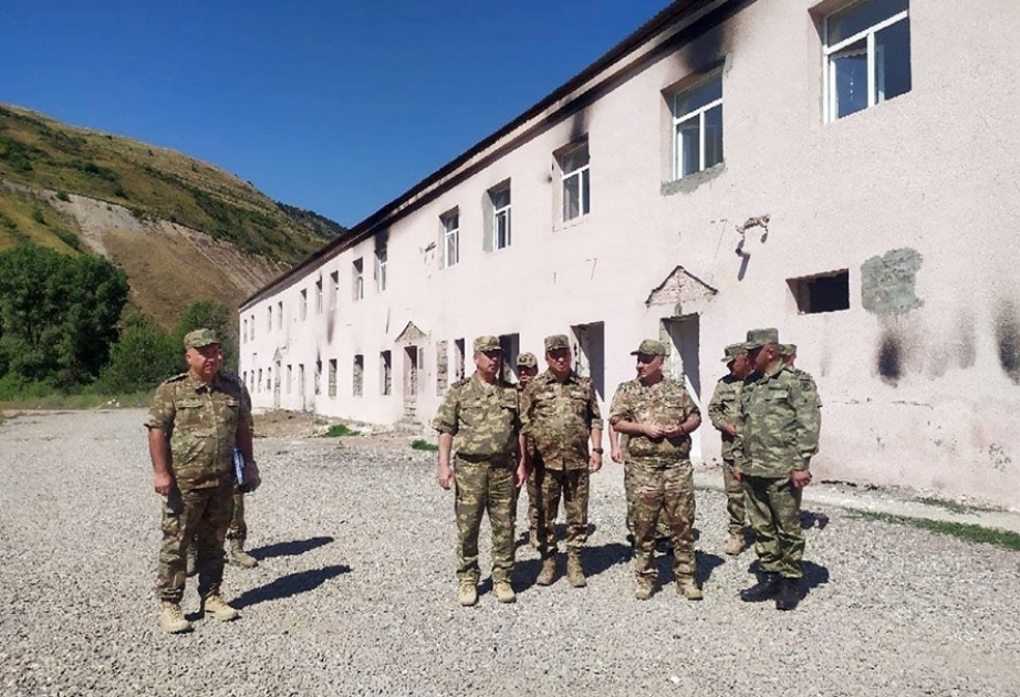 Руководство Министерства обороны посетило строящиеся воинские части на освобожденных территориях ВИДЕО