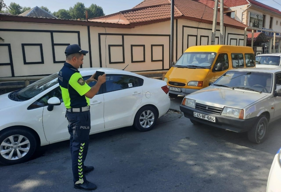 İsmayıllıda parklanma qaydalarını pozan sürücülər cərimələniblər