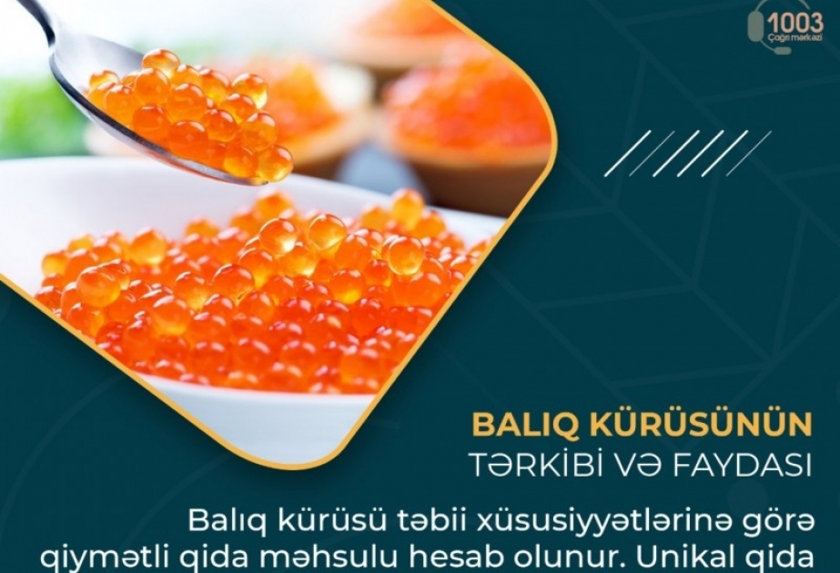 Balıq kürüsünün tərkibi və faydası