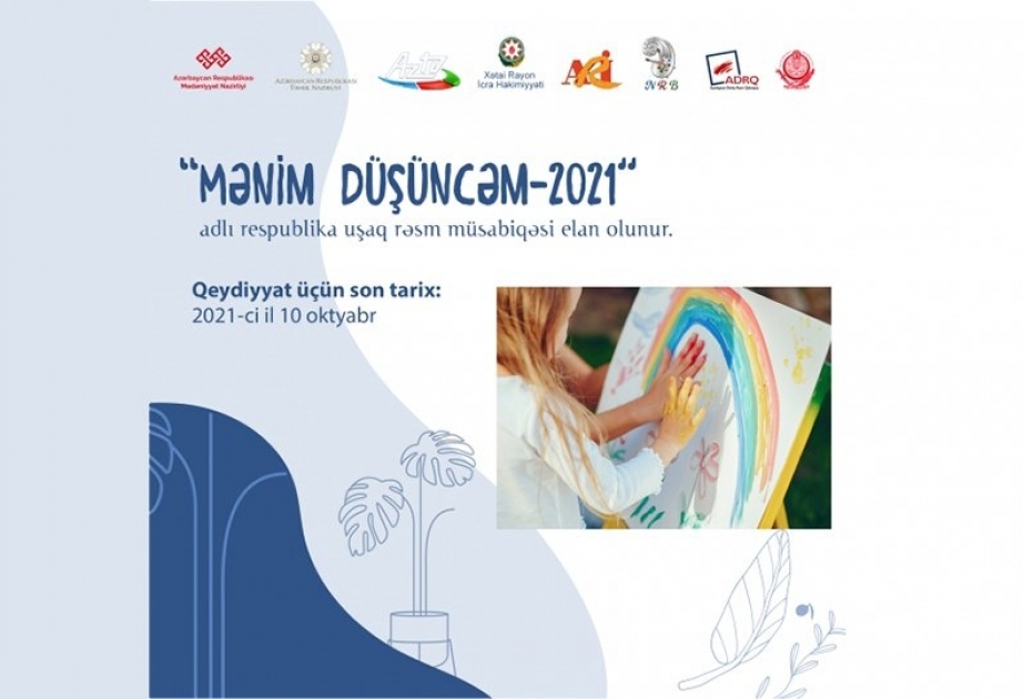 Uşaqlar üçün nəzərdə tutulan rəsm müsabiqəsinə qeydiyyat davam edir