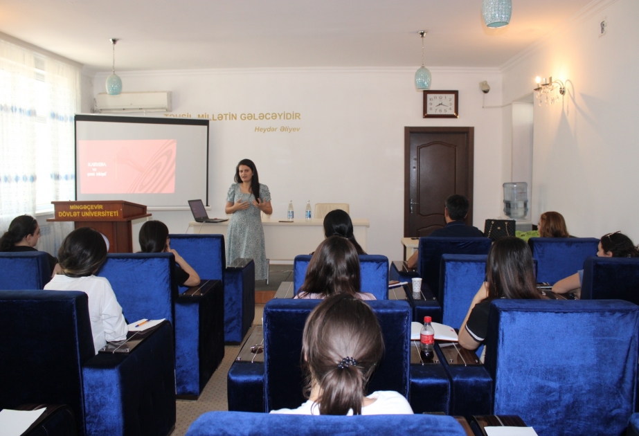 Mingəçevir Dövlət Universitetində “Şəxsi inkişaf və karyera planlaşdırılması” adlı təlimlərə start verilib
