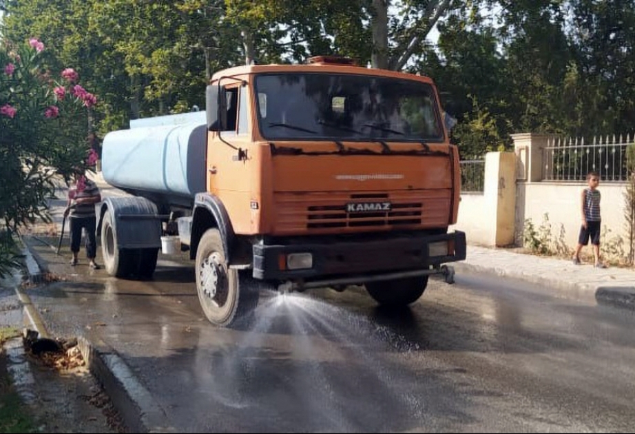 Füzuli rayonunda dezinfeksiya işləri gücləndirilib
