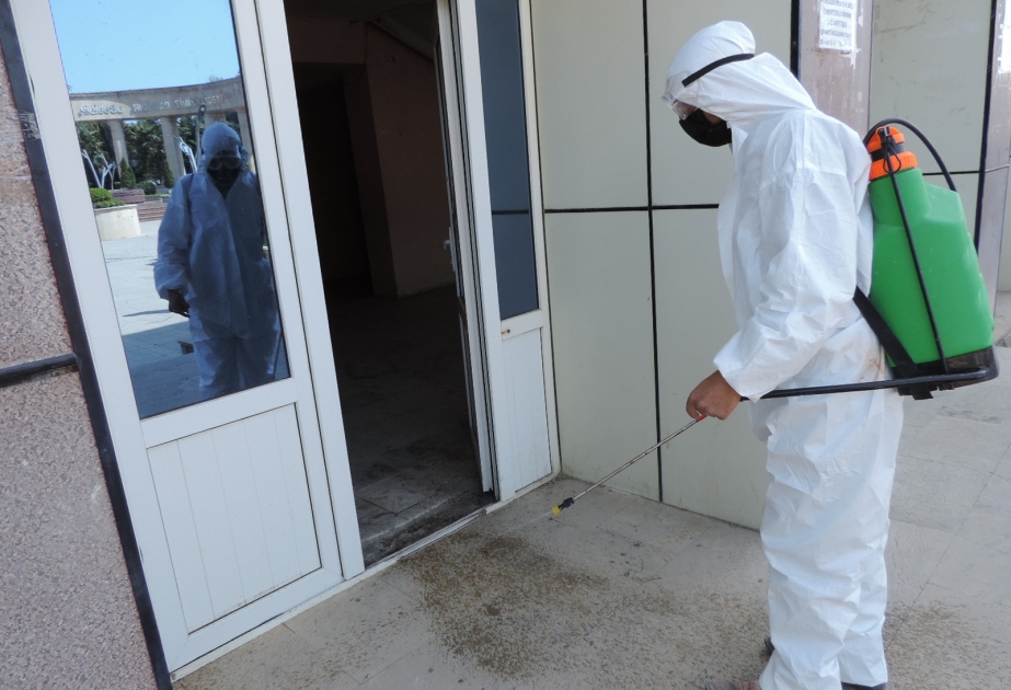 Ağdaşda koronavirus pandemiyasına qarşı dezinfeksiya tədbirləri nəzarətdə saxlanılır