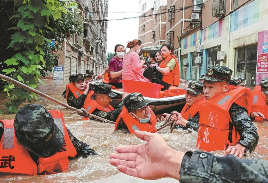 Chine: de fortes pluies ont frappé le district du Hubei VIDEO