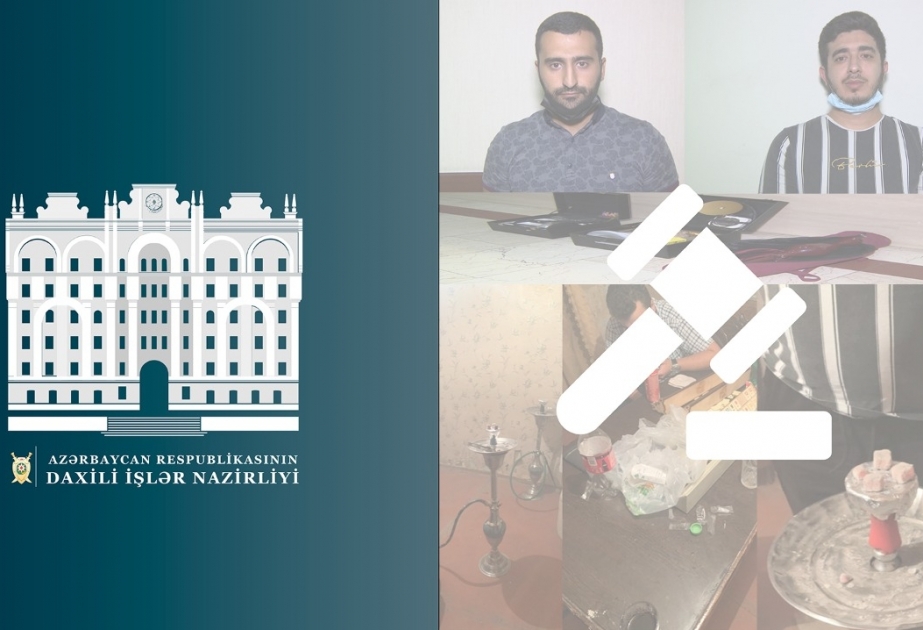 Nərimanov rayonunda müştərilərə onlayn yolla qəlyan təklif edən şəxslər saxlanılıblar VİDEO