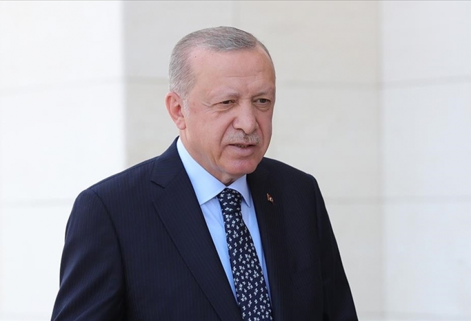 Türkiyə Prezidenti fəlakət bölgəsində olub