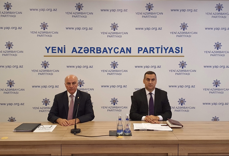 Yeni Azərbaycan Partiyası Qəbələ rayon təşkilatının X hesabat konfransı keçirilib
