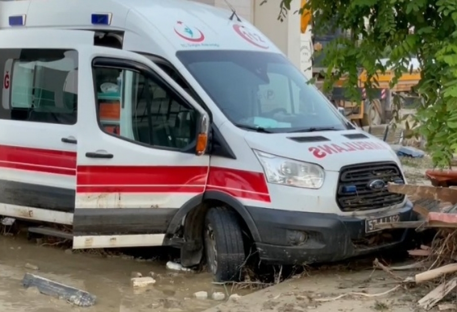 Türkiyədə meydana gələn sel fəlakətinin fəsadlarının aradan qaldırılması istiqamətində işlər davam etdirilir