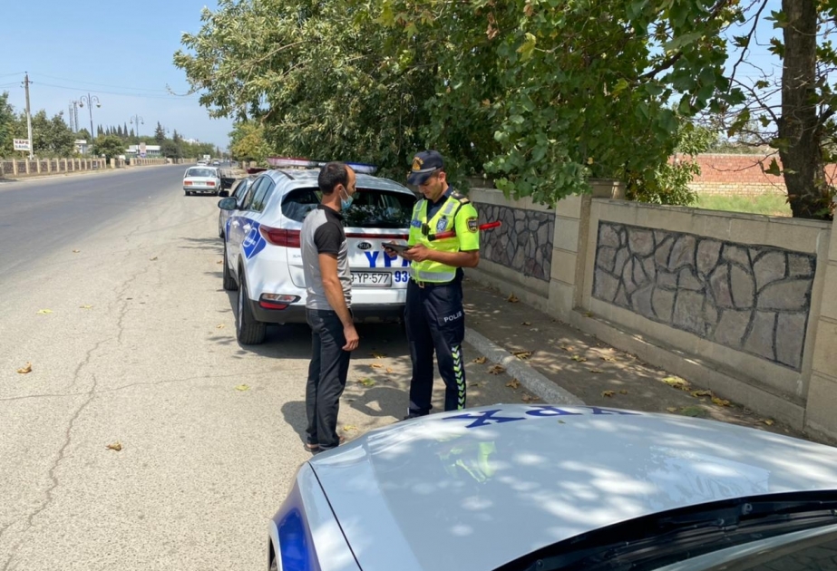 Cəlilabadda yol hərəkəti qaydalarını pozan sürücülər barəsində qanunamüvafiq tədbirlər görülüb