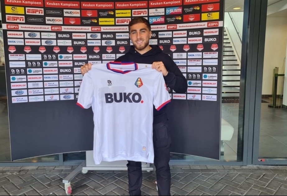 Azərbaycan millisinin futbolçusu Niderlandın "Telstar" komandasına keçib