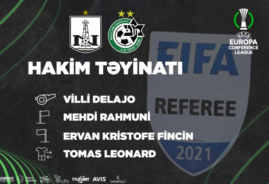 "Neftçi"-"Makkabi" oyunu fransalı hakimlər briqadasına tapşırılıb