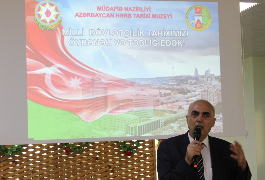 Azərbaycan Hərb Tarixi Muzeyinin kollektivinin iştirakı ilə hərbi hissələrimizdə silsilə tədbirlər keçirilib