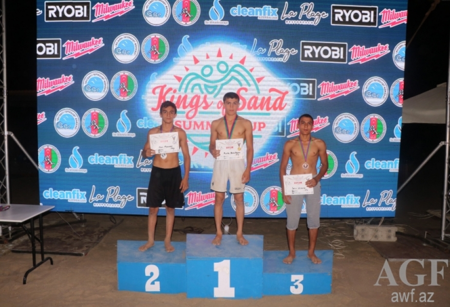 Çimərlik güləşi üzrə "Kings of sand" kuboku yarışlarının qalibləri müəyyənləşib