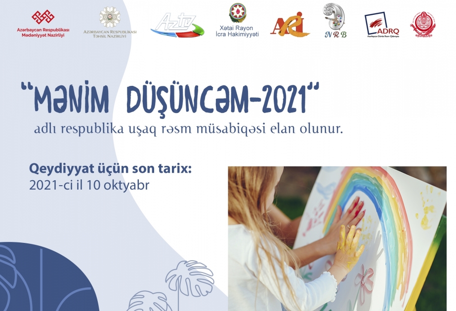 Uşaqlar üçün nəzərdə tutulan rəsm müsabiqəsinə qeydiyyat davam edir
