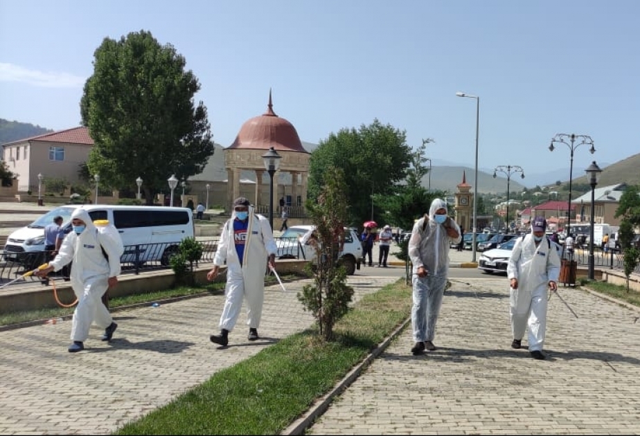 Gədəbəy rayonunda dezinfeksiya işləri davam etdirilir