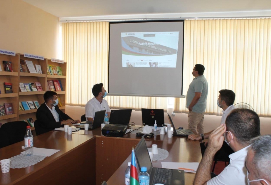 Gənclər sahəsində işləyən əməkdaşlar üçün sosial mediadan səmərəli istifadəyə dair növbəti təlim Bərdədə keçirilib