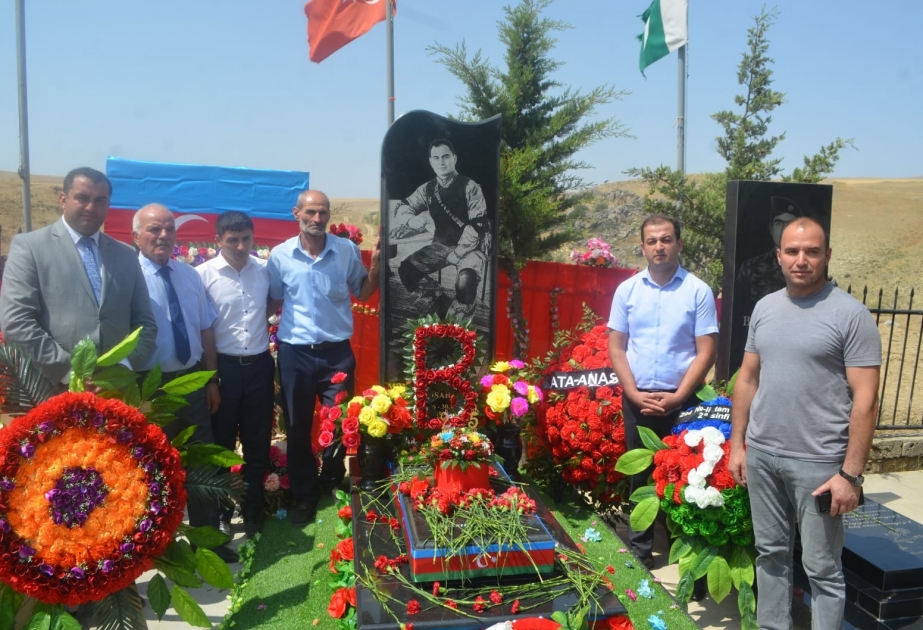 Qobustanda şəhidin xatirəsi anılıb