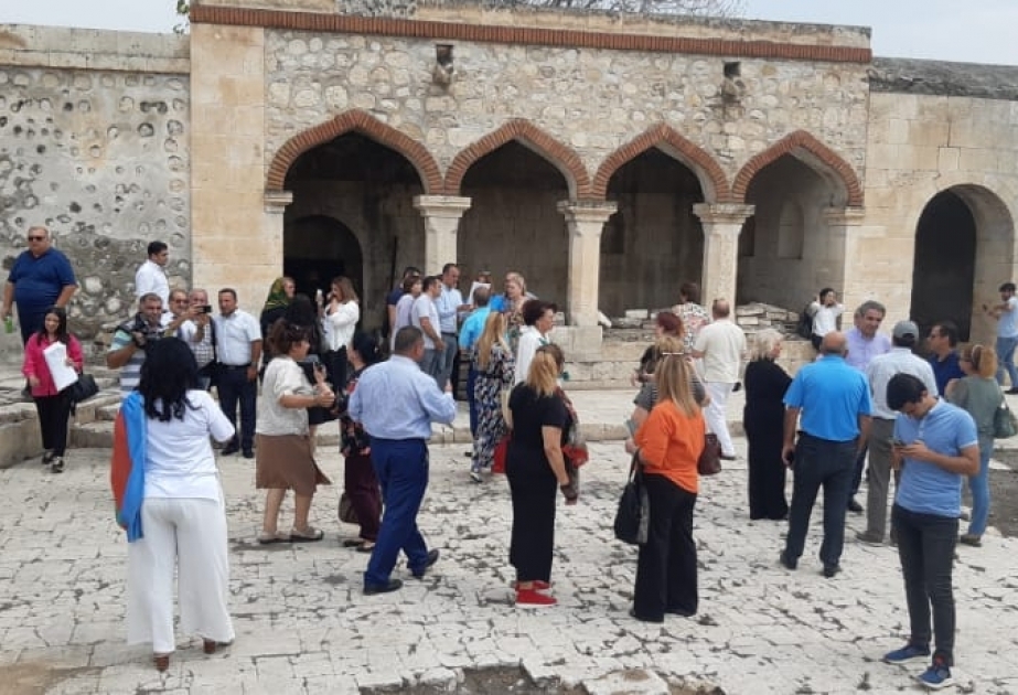 QHT rəhbərləri işğaldan azad olunan Ağdam şəhərindədirlər