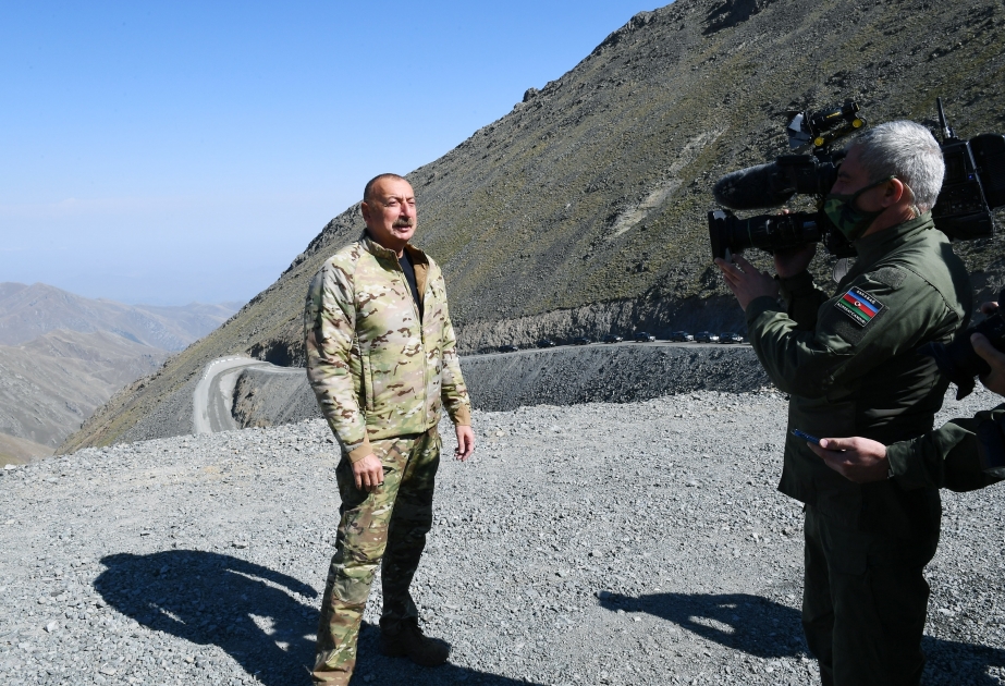 Президент Ильхам Алиев: Мы находимся на своей земле, Гарагель наш, другие места тоже наши
