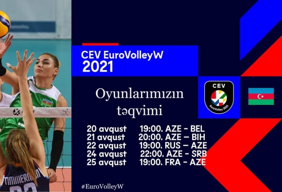 Qadın voleybolçulardan ibarət Azərbaycan millisinin Avropa çempionatı üçün heyəti açıqlanıb