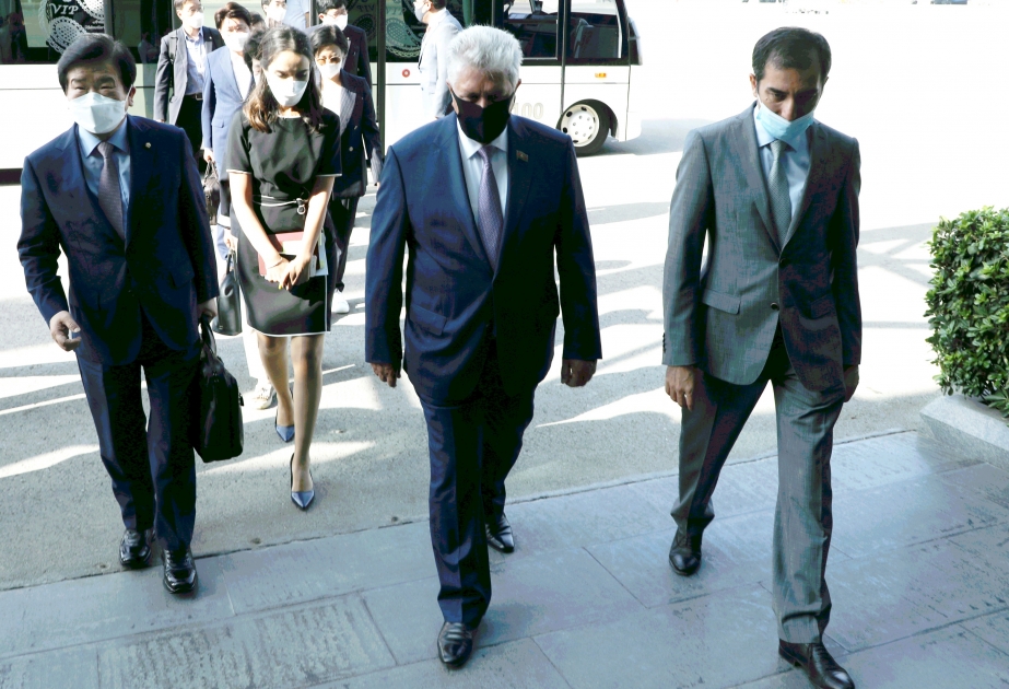 Koreya Respublikası Milli Assambleyasının sədri Azərbaycana rəsmi səfərə gəlib