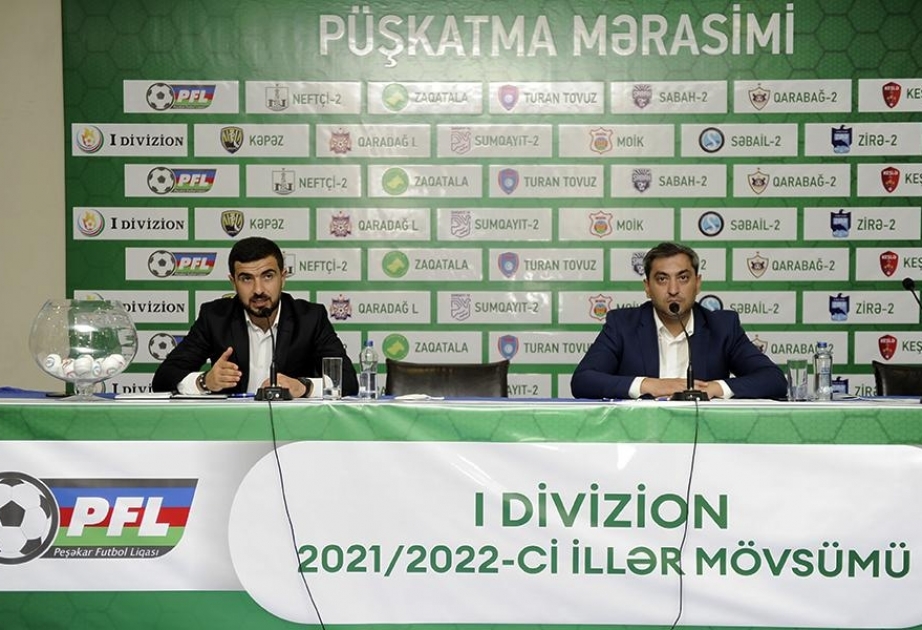 Azərbaycan Birinci Divizionunun 2021/2022-ci il mövsümünün püşkü atılıb