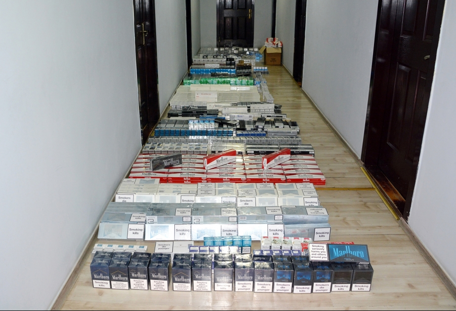 Aksiz markasız siqaretlərin realizə edilməsi cəhdinin qarşısı alınıb
