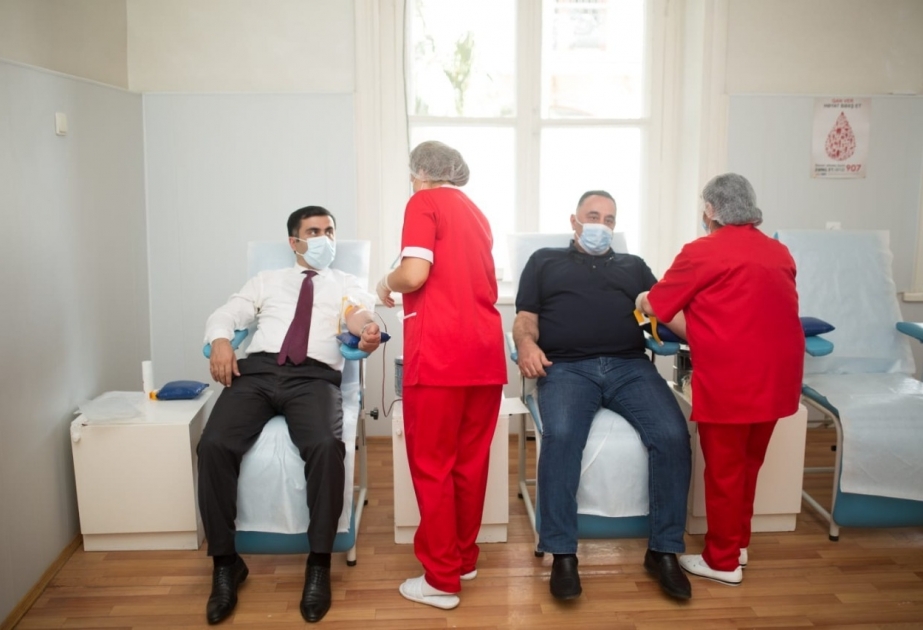 Gəncədə Aşura günü ilə bağlı qanvermə aksiyası keçirilib