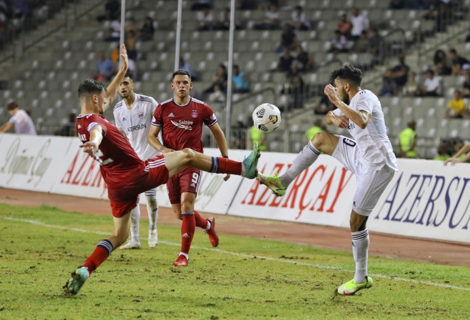 FC Qarabag beat Aberdeen in first leg of UEFA Europa Conference League playoff