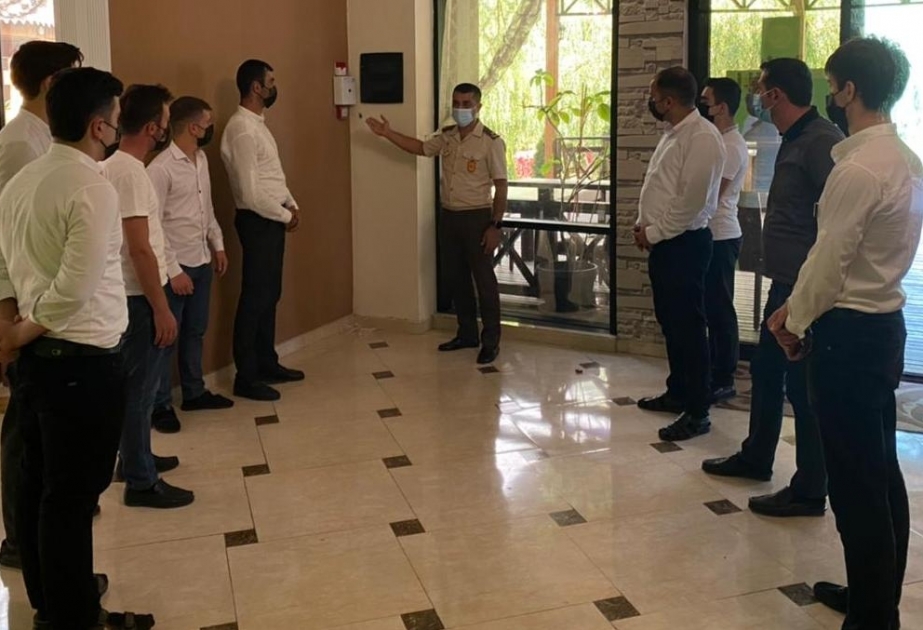 FHN-in Dövlət Yanğın Nəzarəti Xidməti istirahət mərkəzlərində maarifləndirmə tədbirlərini davam etdirir