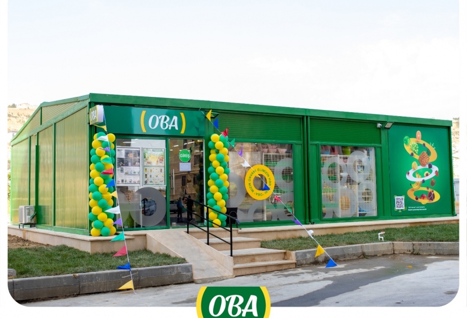 “OBA” marketlər şəbəkəsi jurnalistlər şəhərciyində yeni marketini açdı