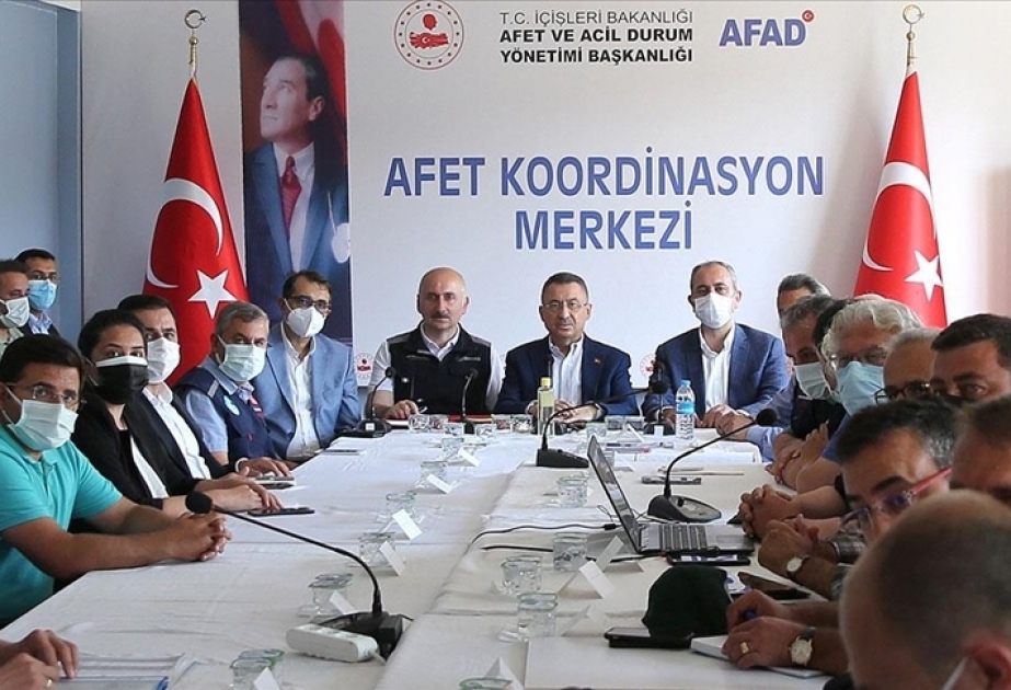 Türkiyənin Sinop vilayətində sel fəlakətinin fəsadları aradan qaldırılır