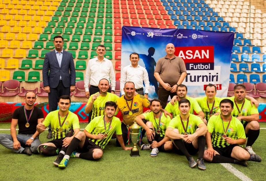 “ASAN xidmət” əməkdaşları arasında mini futbol turniri keçirilib