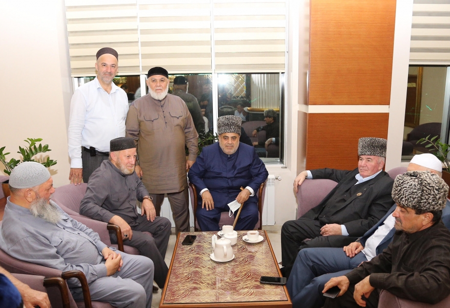 Şeyxülislam Allahşükür Paşazadə Çeçenistanda səfərdədir