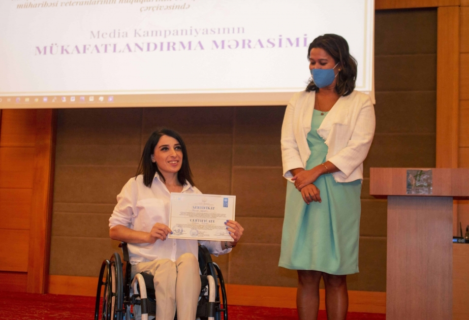 Завершена медиа-кампания в рамках совместного проекта правительства Азербайджана и ООН по обеспечению прав и благополучия людей с ограниченными возможностями