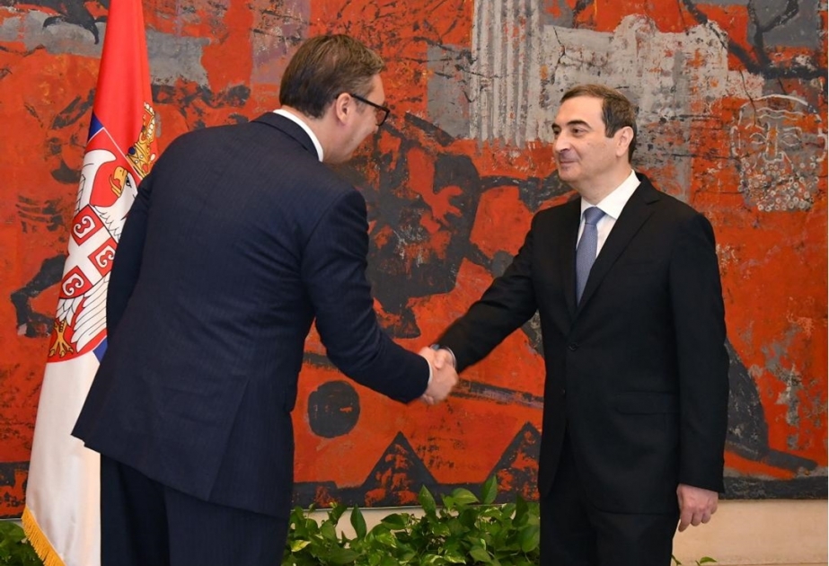 Azərbaycanın Serbiyadakı səfiri etimadnaməsini bu ölkənin Prezidentinə təqdim edib