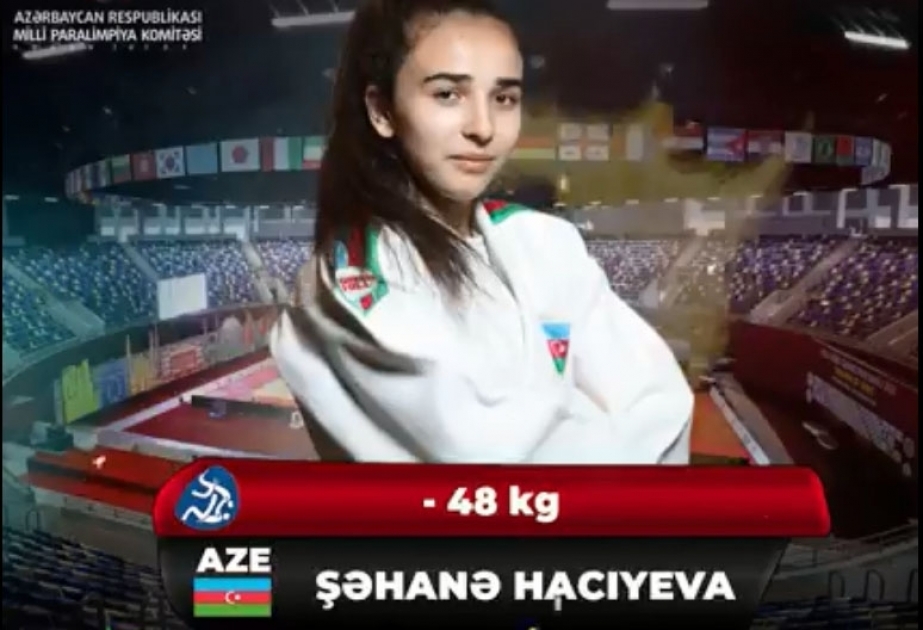 Para judoka azerbaiyana llegó a la fase final de los Juegos Paralímpicos de Tokio