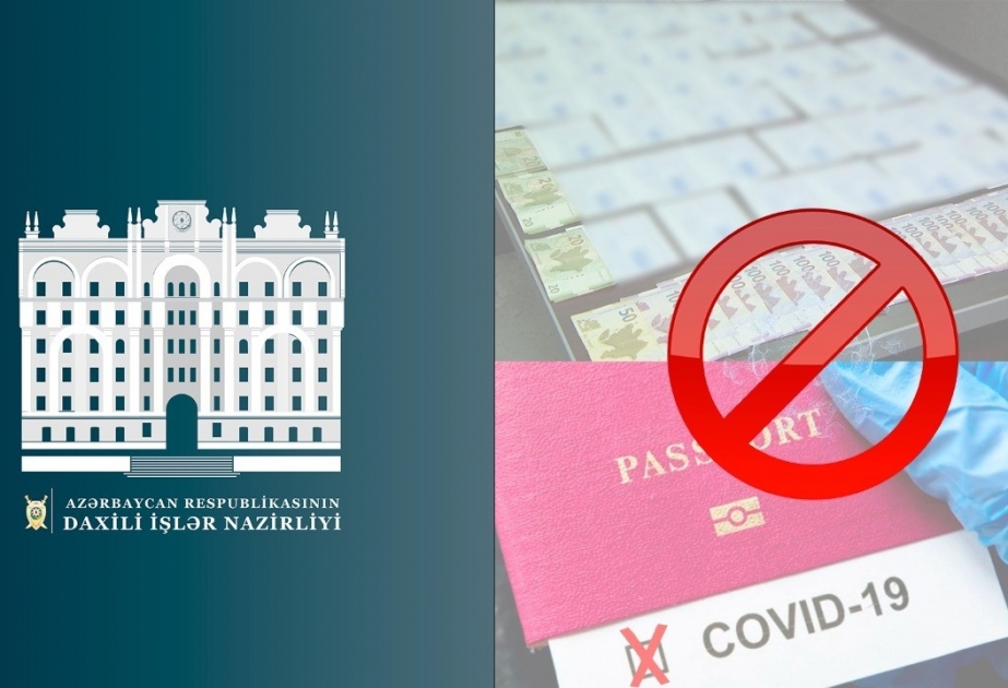 Baş Prokurorluq və DİN vətəndaşlara saxta COVID-19 pasportu verilməsi ilə bağlı keçirilən əməliyyatlar barədə məlumat yayıb VİDEO