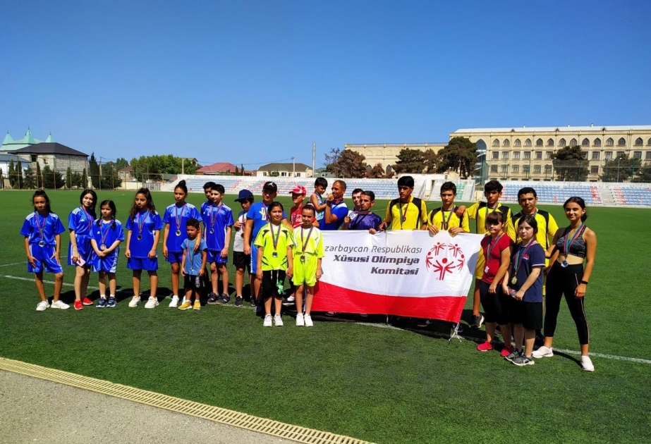 Xüsusi Olimpiyaçılar arasında atletika yarışının qalibləri müəyyənləşib